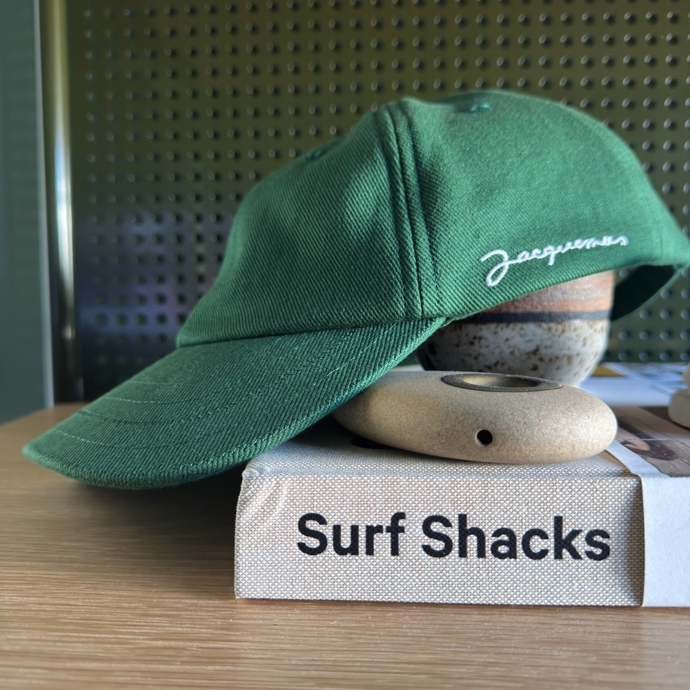 JACQUEMUS La Casquette Baseball Cap Hat Deep Green XXL Size 62 - US 7 3/4 MINT